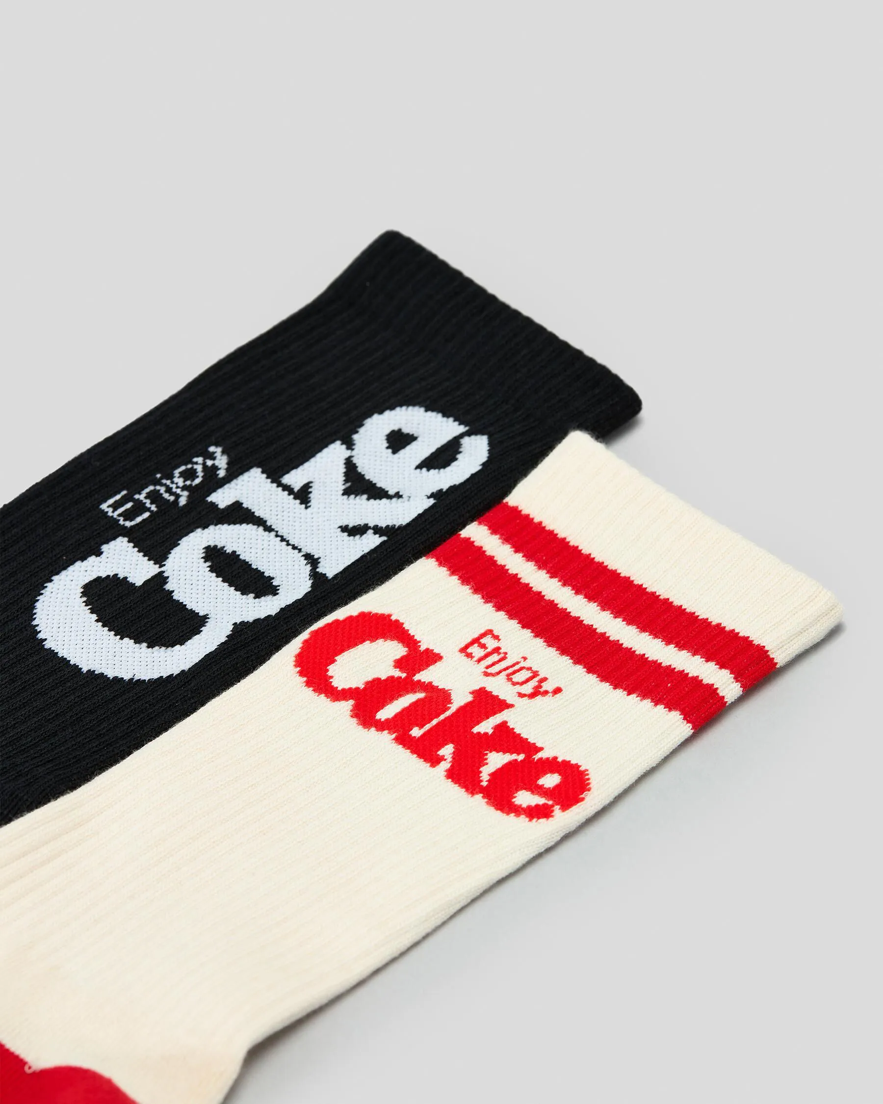 FOOT-IES Coke Logo Sneaker Socks 2 Pack