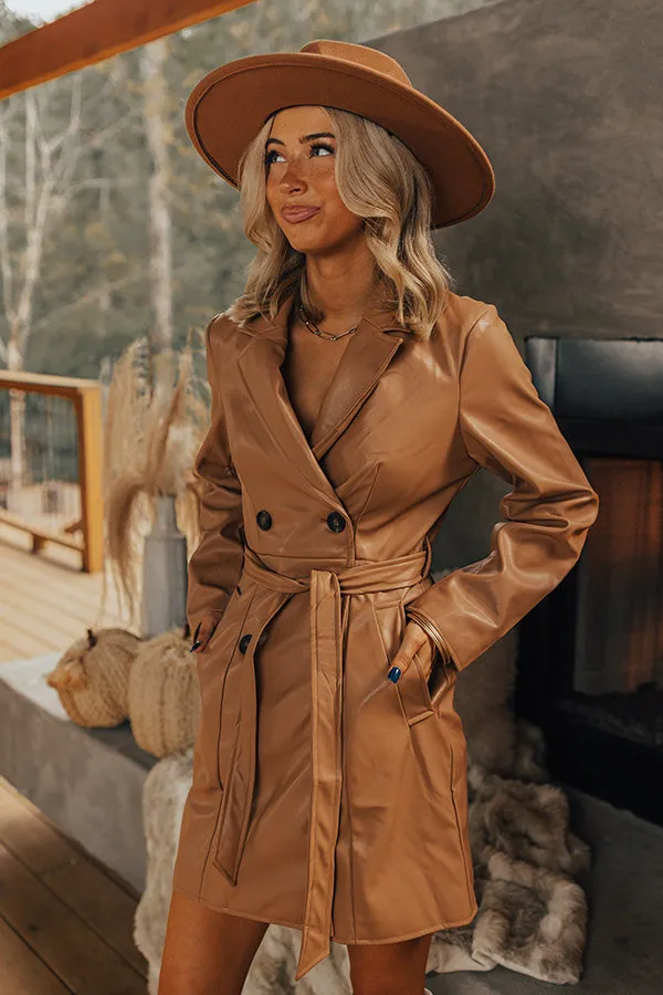 Forever First Class Faux Leather Coat