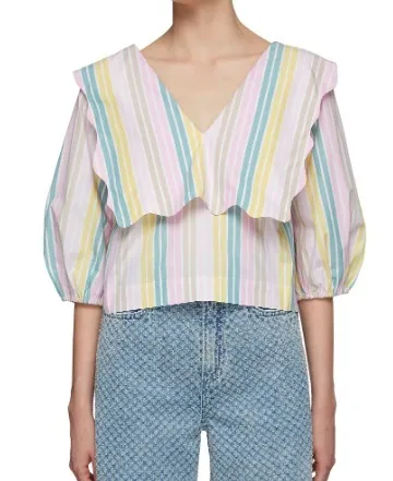 Ganni  |Stripes Shirts & Blouses