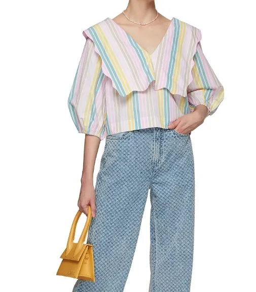 Ganni  |Stripes Shirts & Blouses