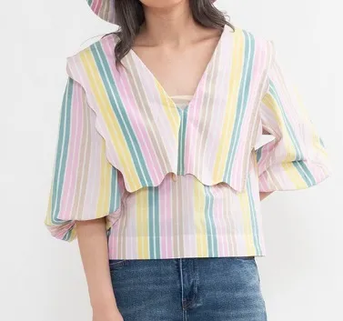 Ganni  |Stripes Shirts & Blouses