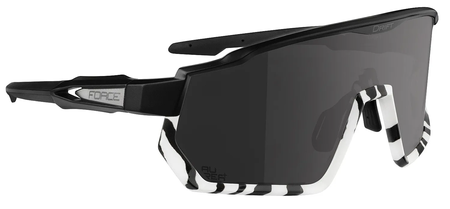 glasses FORCE Drift - Black Zebra/Black