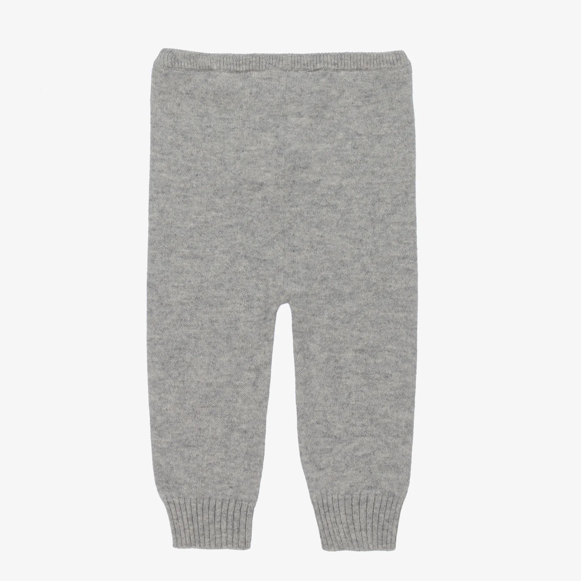 Grey Cashmere Knit Leggings