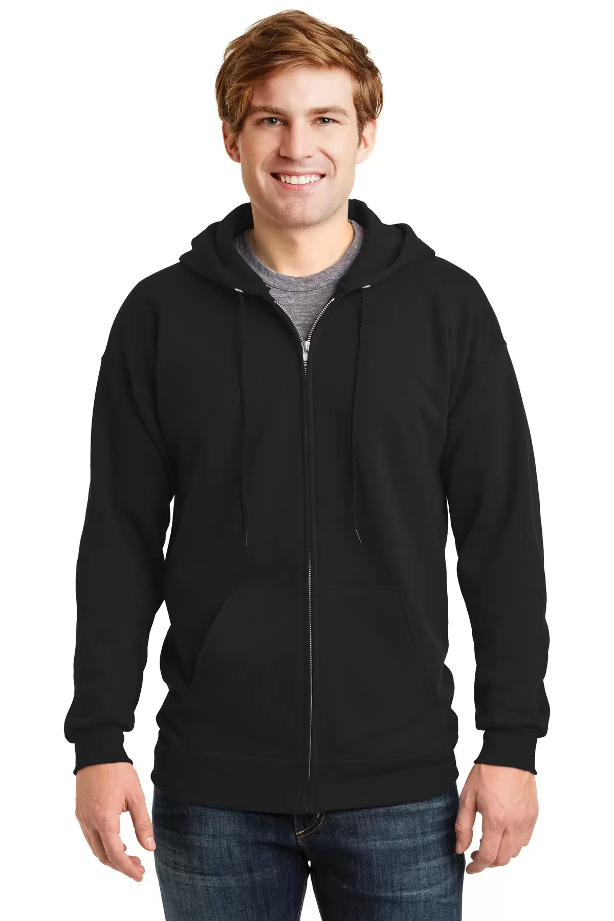 Hanes F280 PrintPro XP Ultimate Cotton Full Zip Hooded Sweatshirt SKU: F280