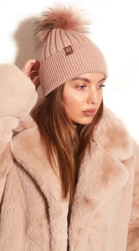 Harley Pom Pom Hat - Blush