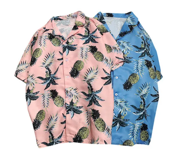 Hawaii Style Full Printing Summer Casual Shirts Men