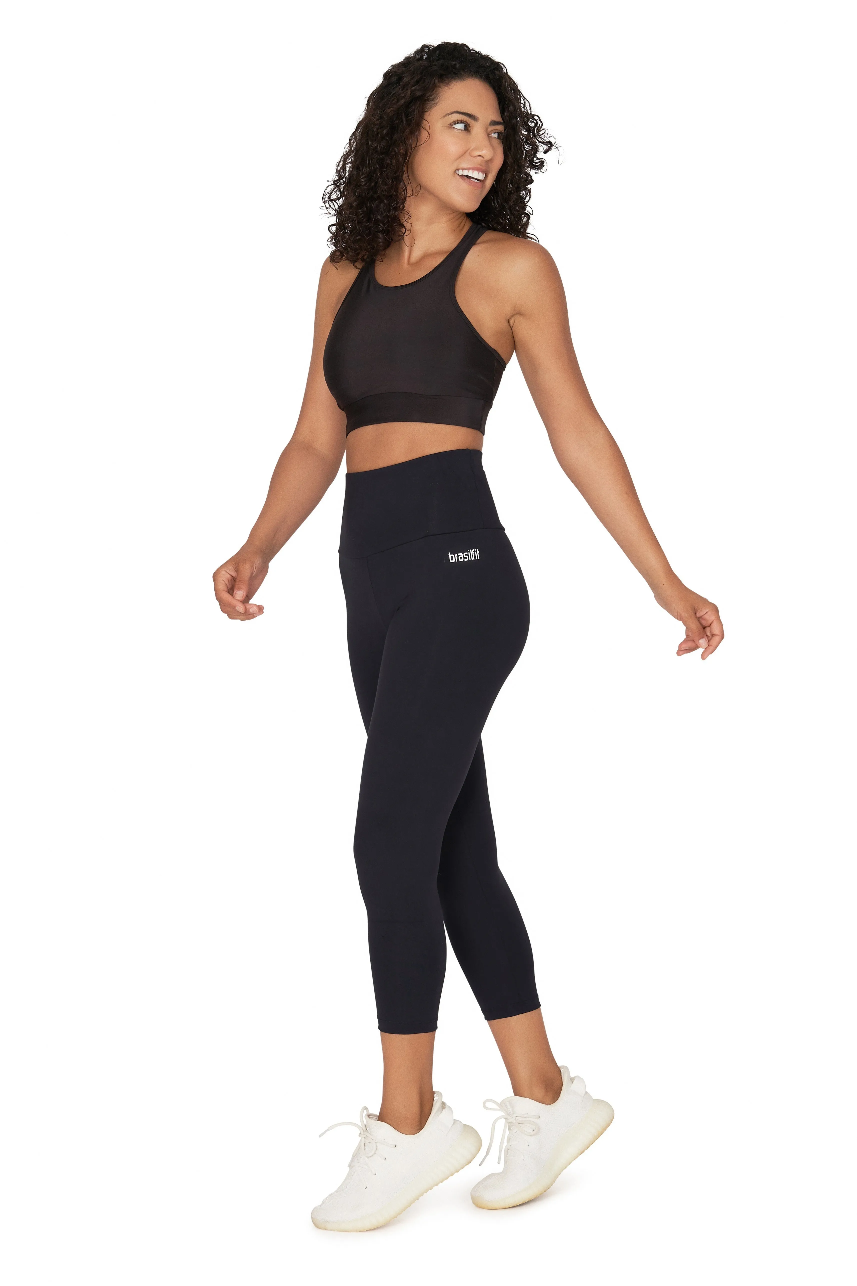 High Waisted Basic Xtreme Mid Calf Legging