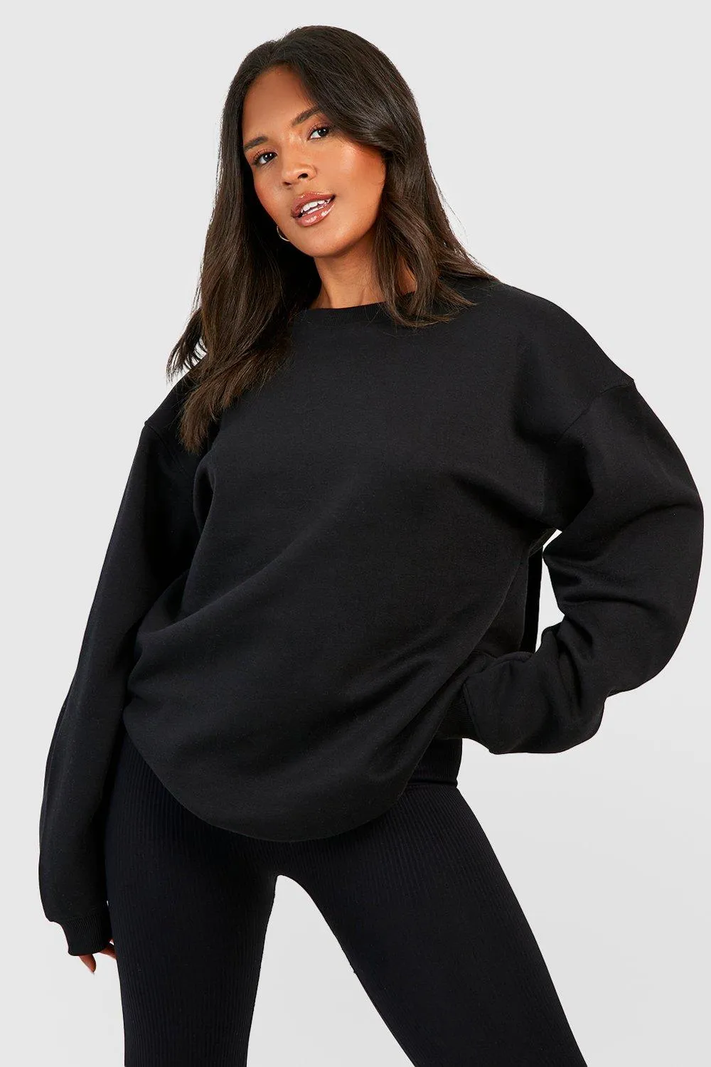 Hoodies & Sweatshirts | Plus Sports Club Slogan Printed Sweatshirt | boohoo