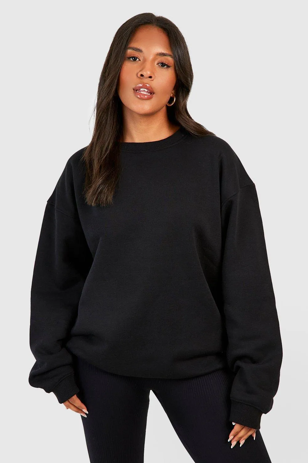 Hoodies & Sweatshirts | Plus Sports Club Slogan Printed Sweatshirt | boohoo