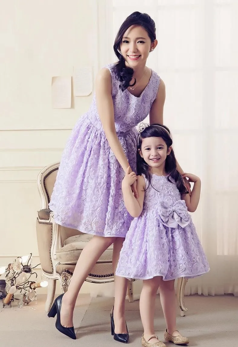 Hundred Flowers Mother Daughter  Dress