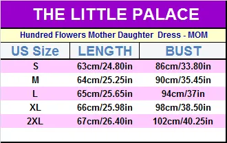 Hundred Flowers Mother Daughter  Dress