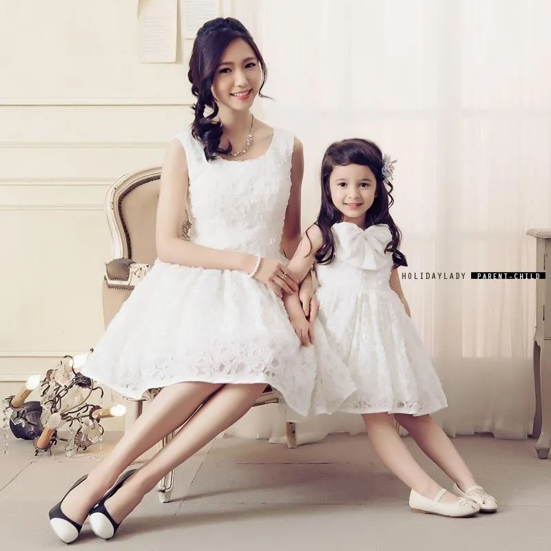 Hundred Flowers Mother Daughter  Dress