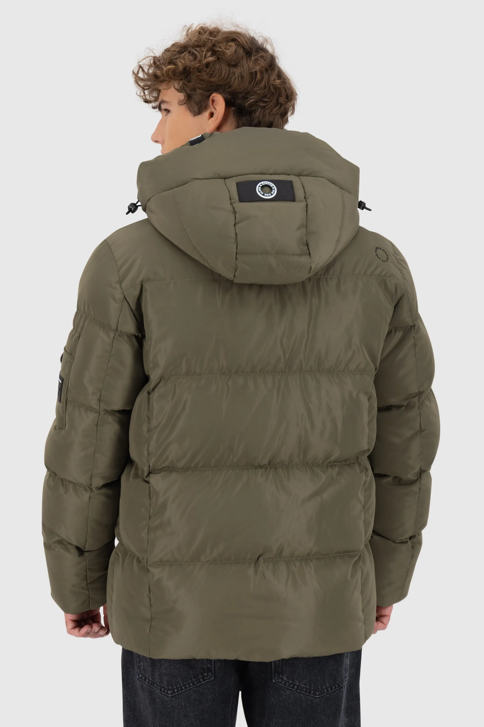 JamesAK A Puffer Jacket Dunkelgrün