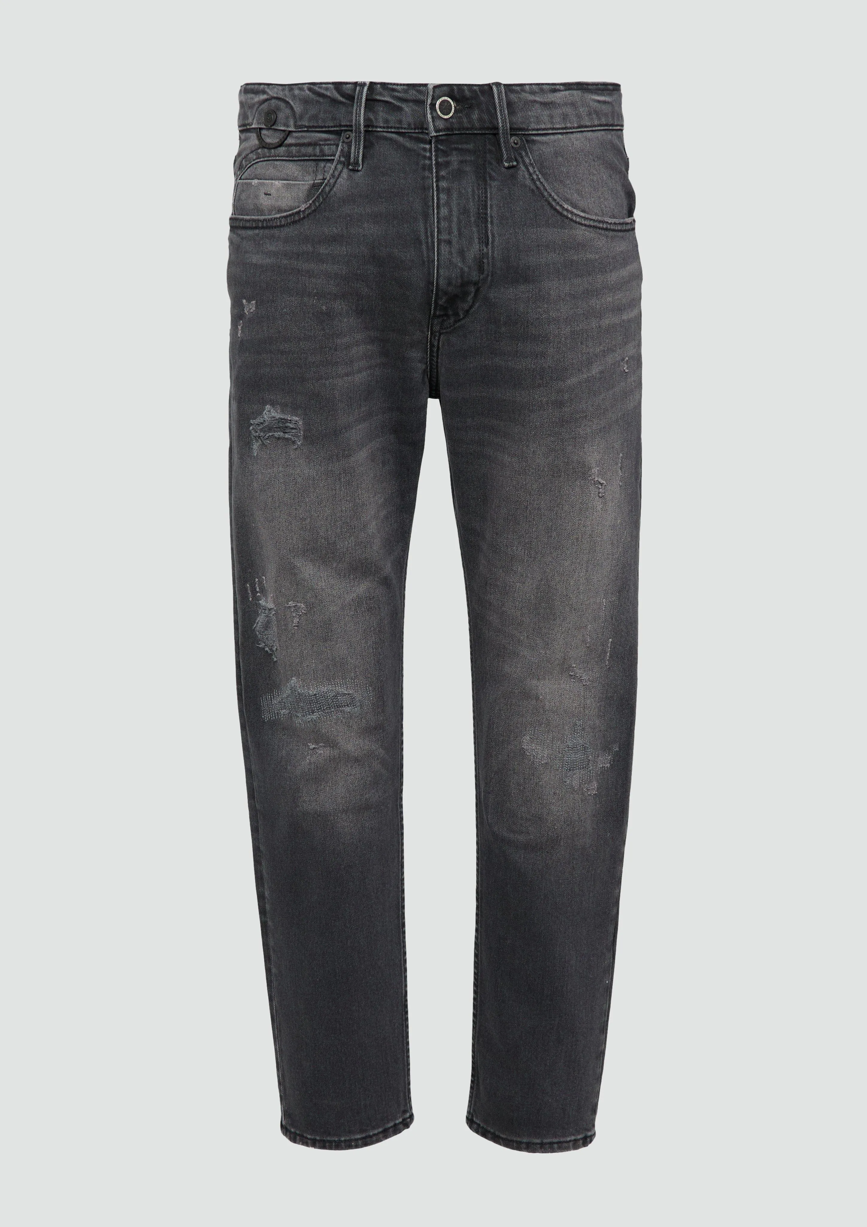 Jeans Mauro / Regular Fit / Mid Rise / Tapered Leg / Destroyed-Effekt