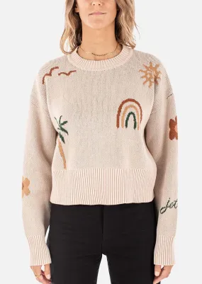 Jetty Women's Crescent Jacquard Sweater