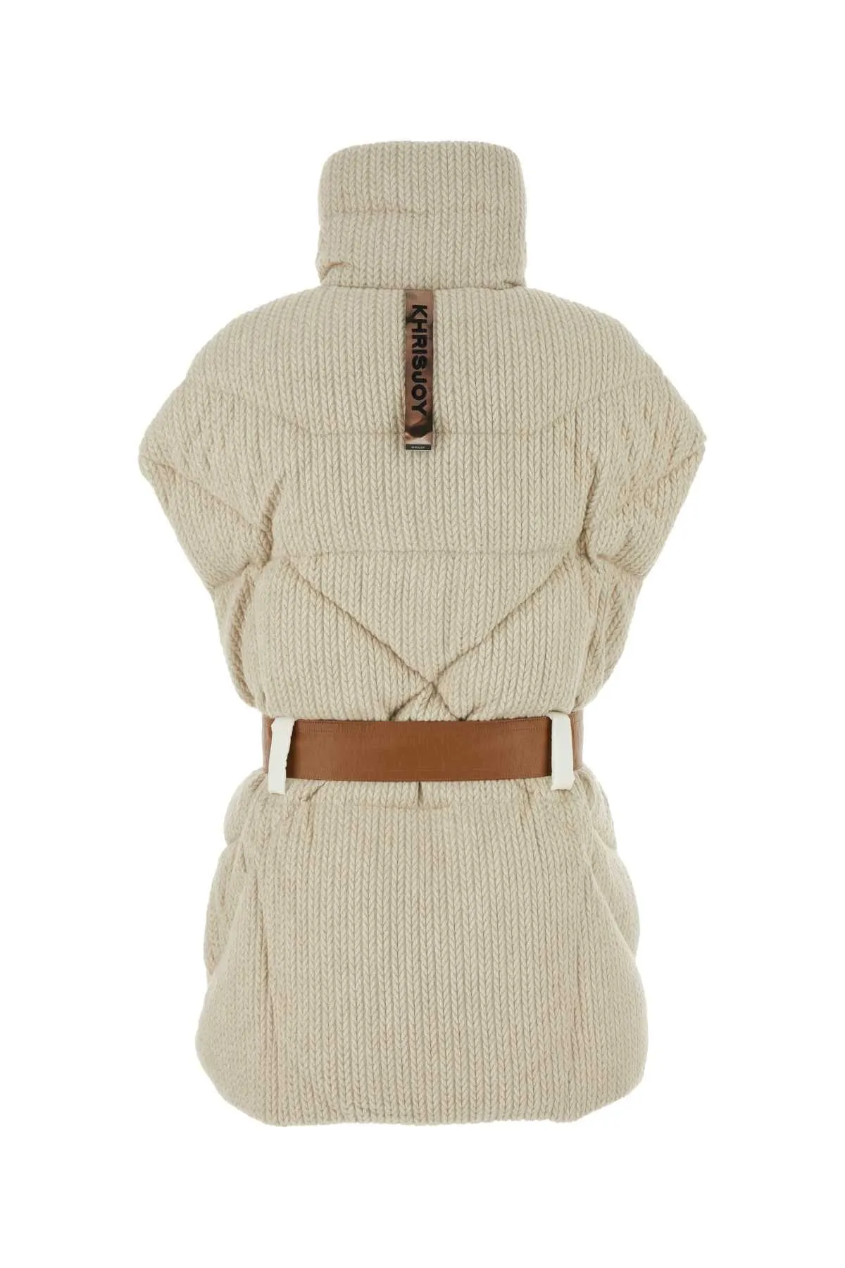 Khrisjoy Sand Knit Sleeveless New Iconic Down Jacket