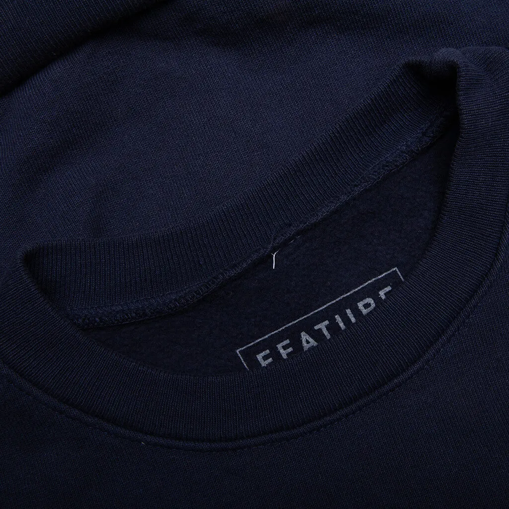 Kids Scrabble Crewneck - Navy