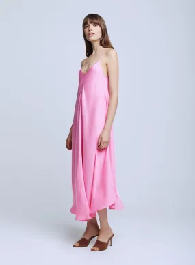 L'agence - Lorraine Trapeze Dress - Rose Bloom