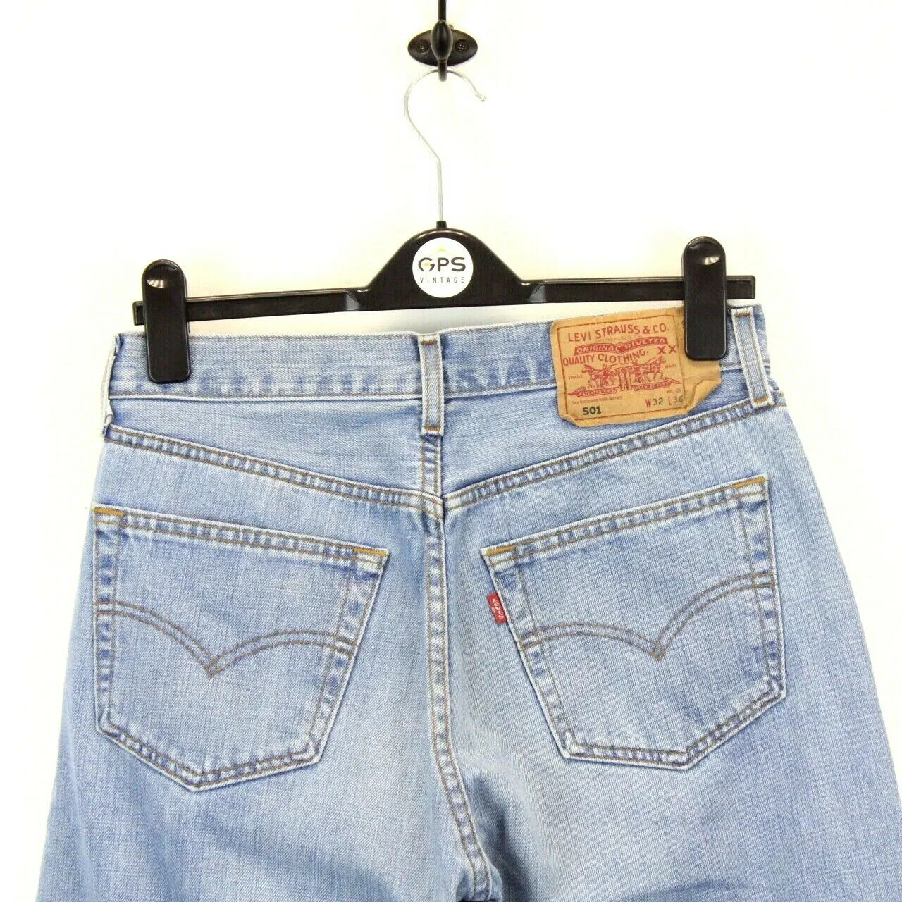 LEVIS 501 Denim Jeans Light Blue | W30 L36