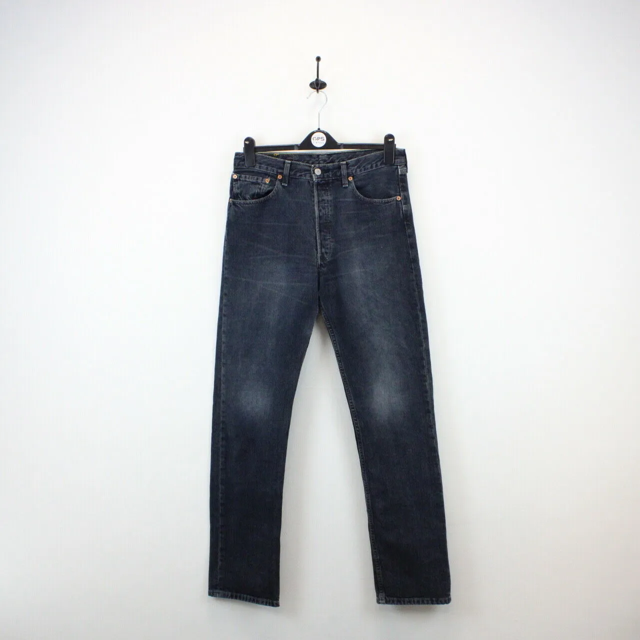 LEVIS 501 Jeans Black Charcoal | W32 L34