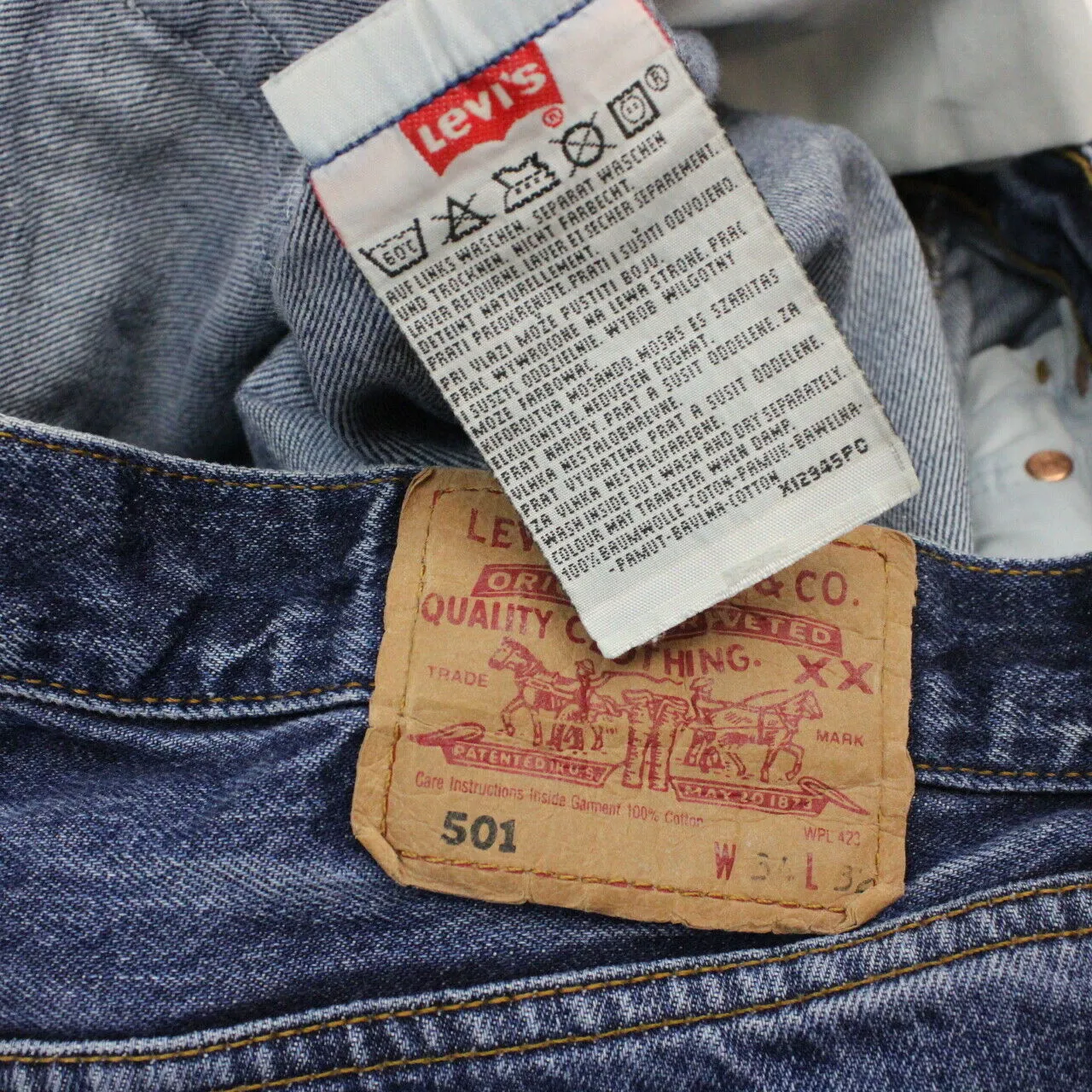 LEVIS 501 Jeans Blue | W34 L32