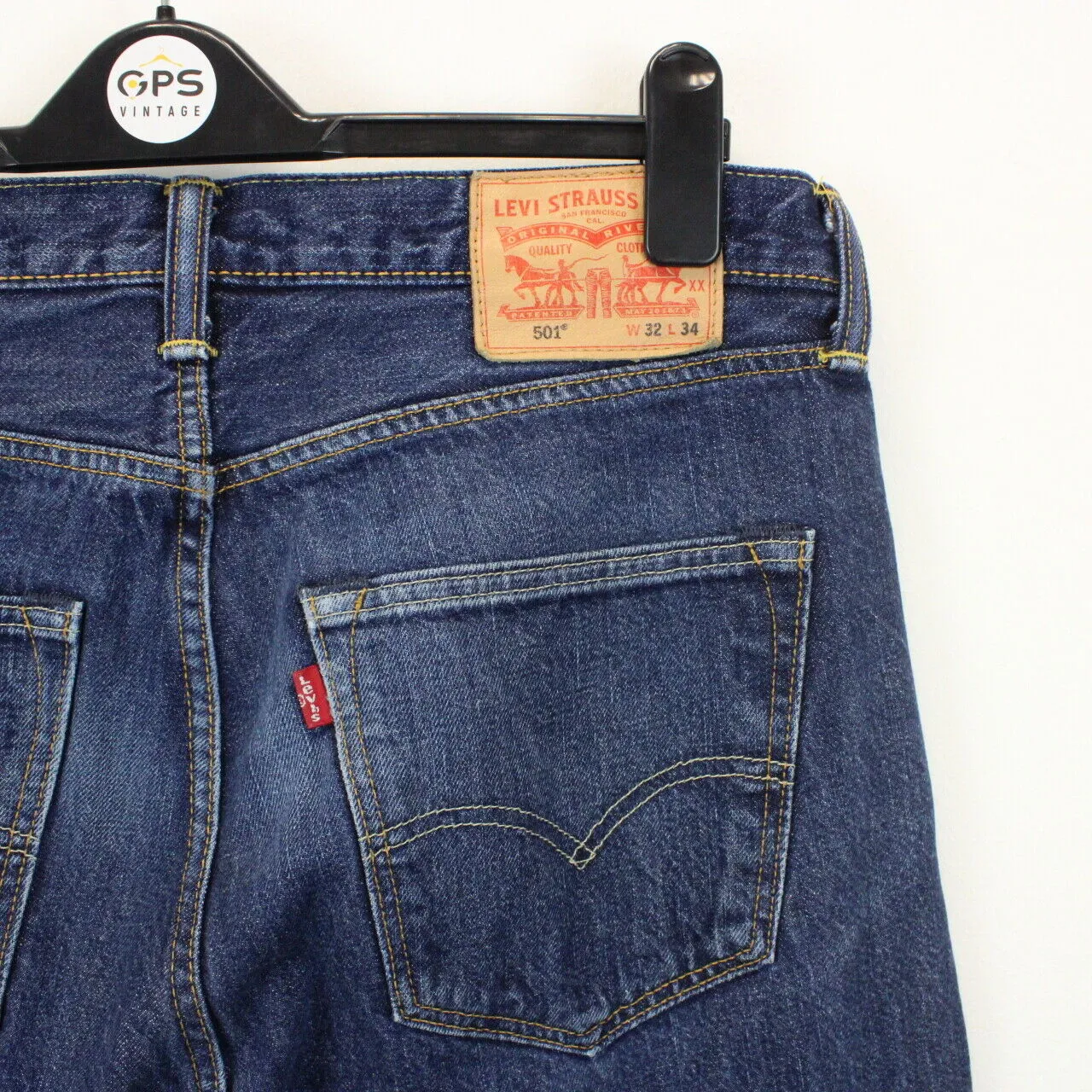 LEVIS 501 Jeans Dark Blue | W32 L34