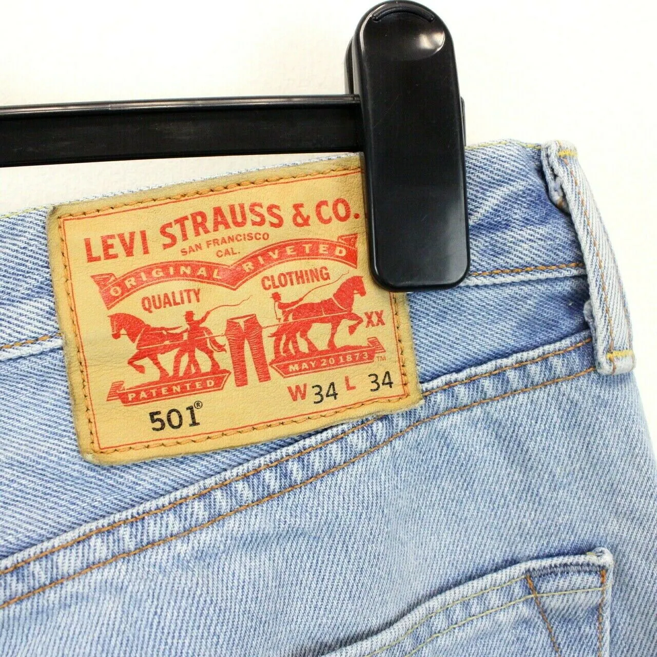 LEVIS 501 Jeans Light Blue | W34 L34