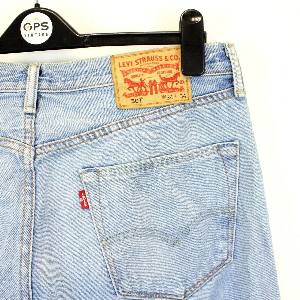 LEVIS 501 Jeans Light Blue | W34 L34