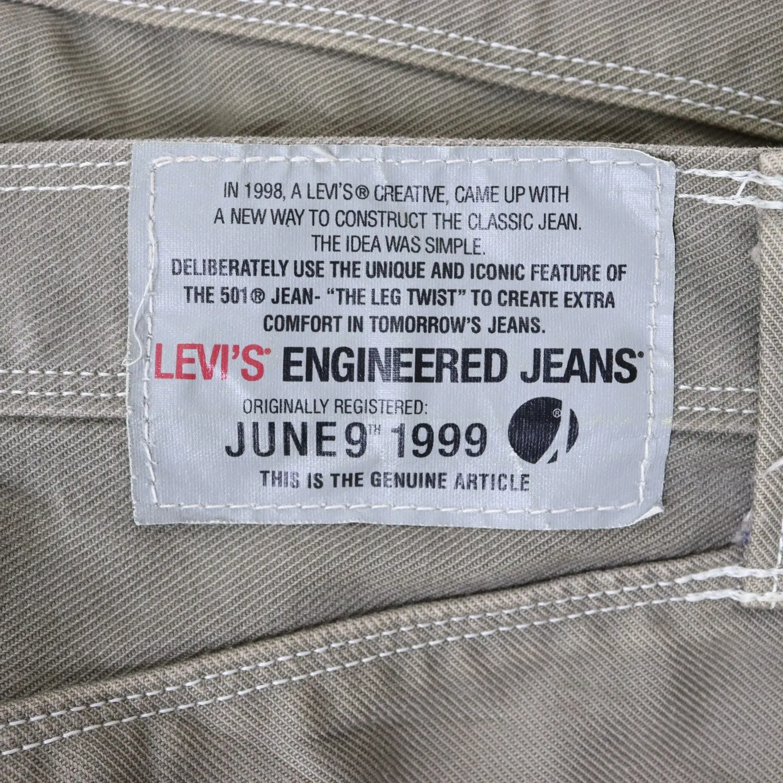 Levi's Engineered Grey Jeans