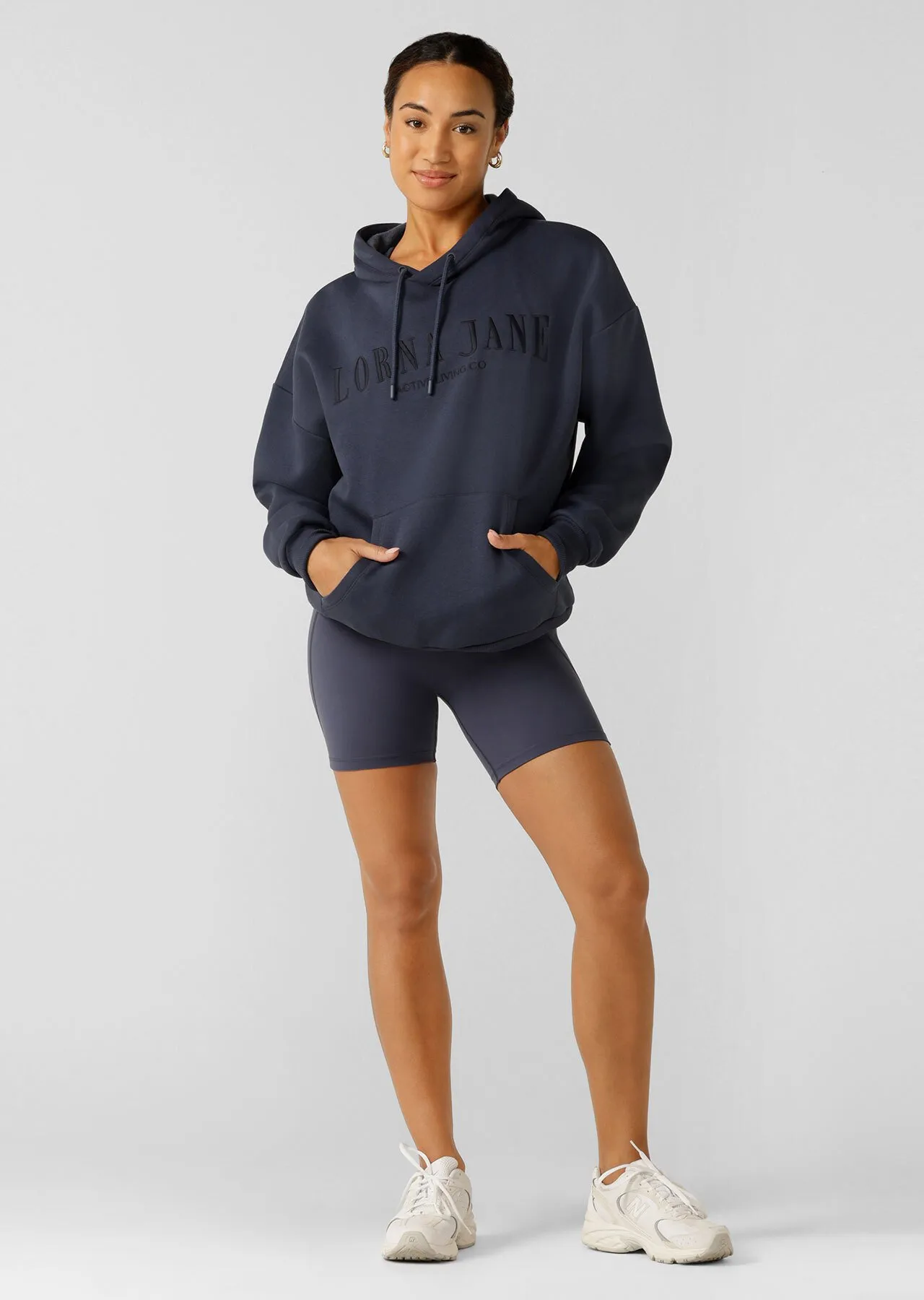 Lounge Fleece Hoodie | Blue | Jackets, Hoodies and Sweats | Lorna Jane Australia