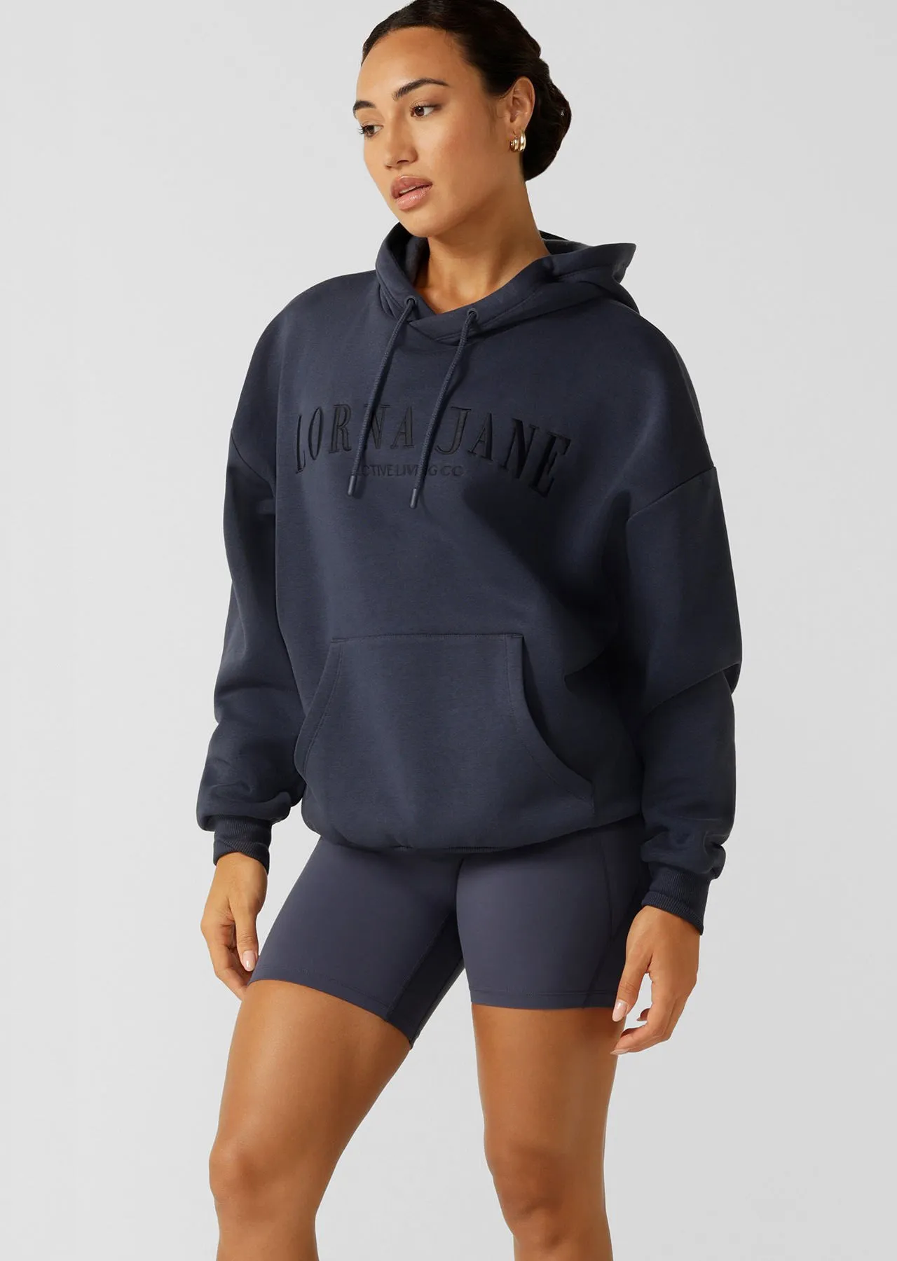 Lounge Fleece Hoodie | Blue | Jackets, Hoodies and Sweats | Lorna Jane Australia