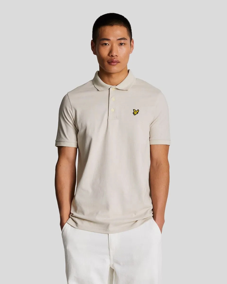 Lyle & Scott Rally Tipped Short Sleeve Polo Shirt Cove