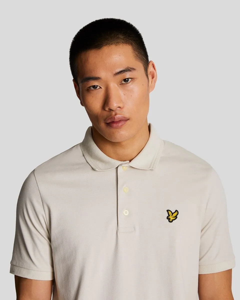 Lyle & Scott Rally Tipped Short Sleeve Polo Shirt Cove