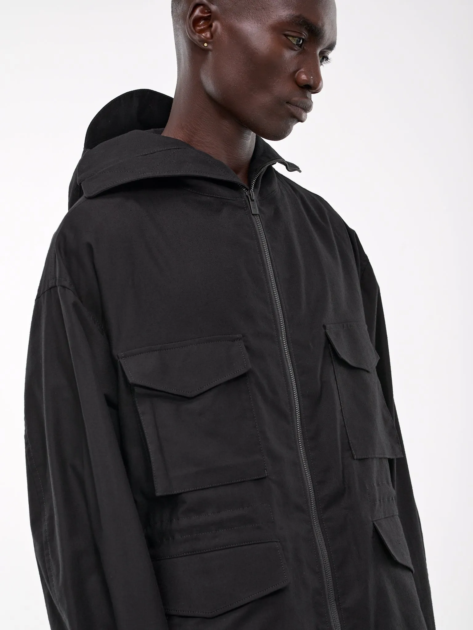 M-Brim Hood Blouson (HO-Y01-002-1-BLACK)