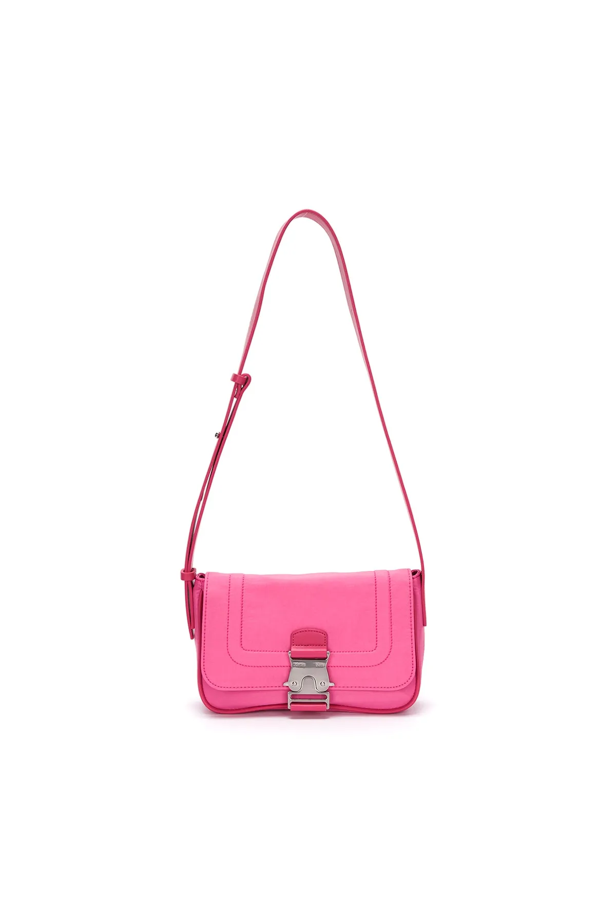 MATIN KIM CRISP MINI BUCKLE BAG IN DARK PINK(直播價至今晚23:59)