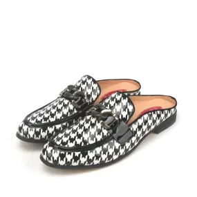 Men's Summer Concise Style Geometric Pattern Outdoor Half Slipper Shoes