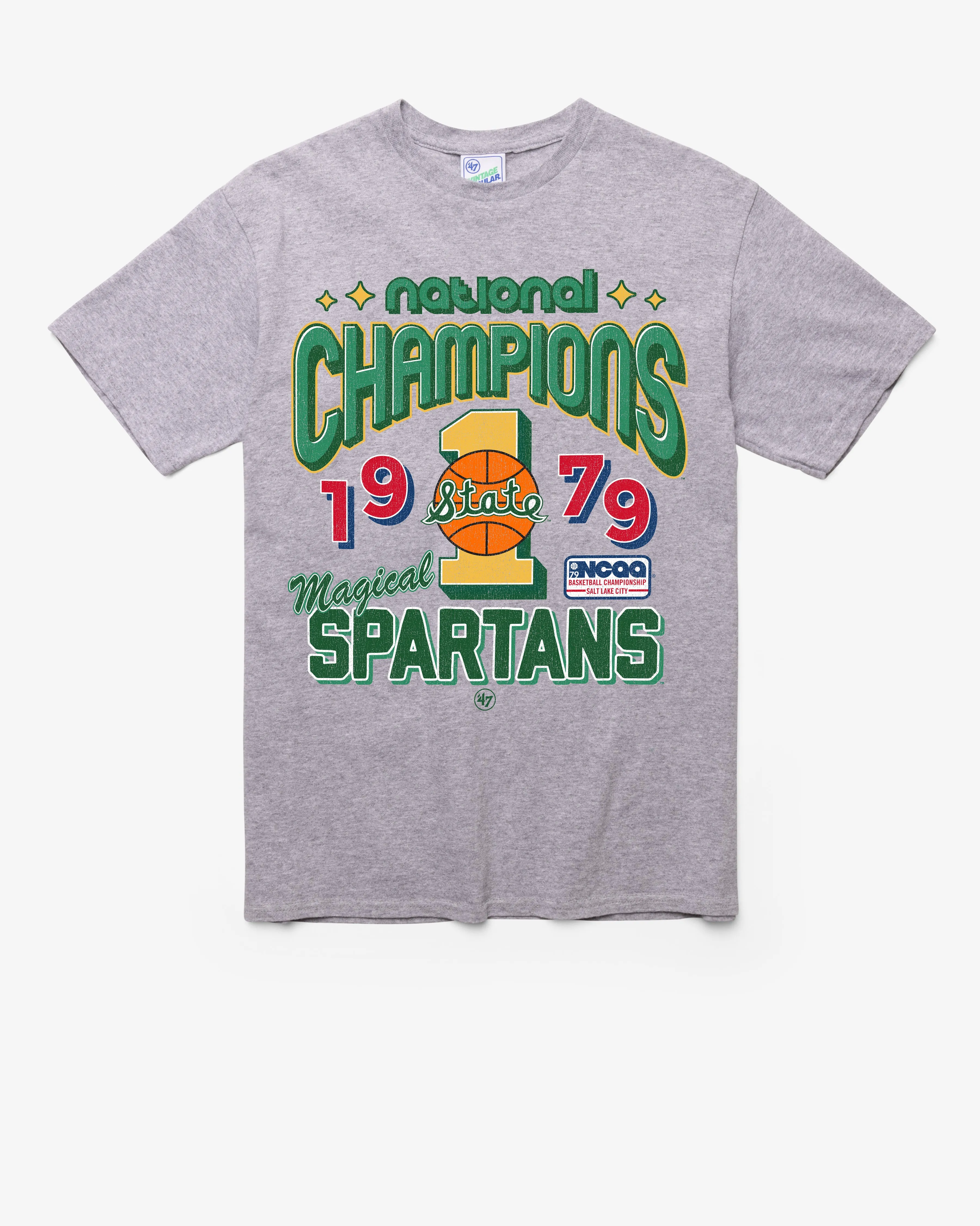 MICHIGAN STATE SPARTANS H-CHAM LOCKER VINTAGE '47 TUBULAR TEE