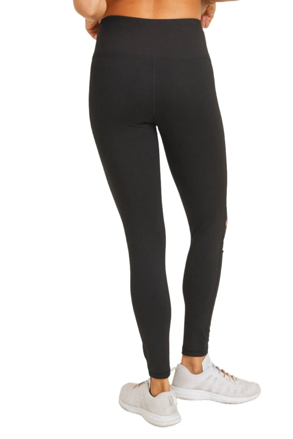 Mono B Shredded Legging  APH6216 Plus