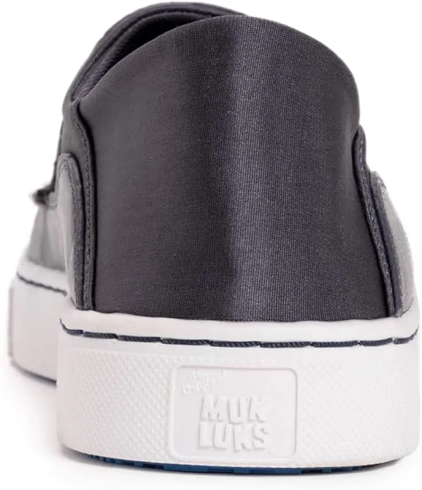 MUK LUKS Men's Park Place Sneaker-Denim Loafer