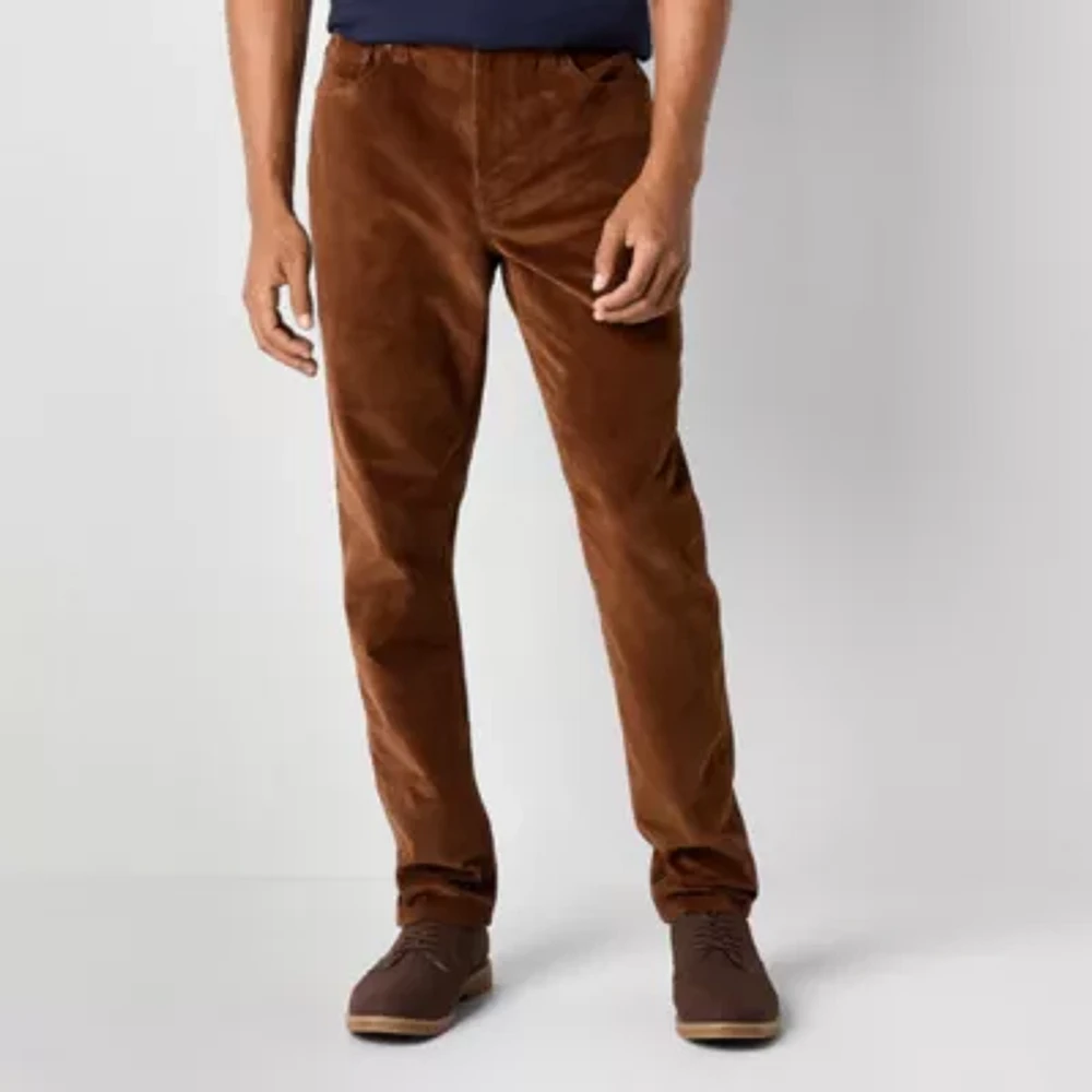 mutual weave Mens Slim Fit Corduroy Pant