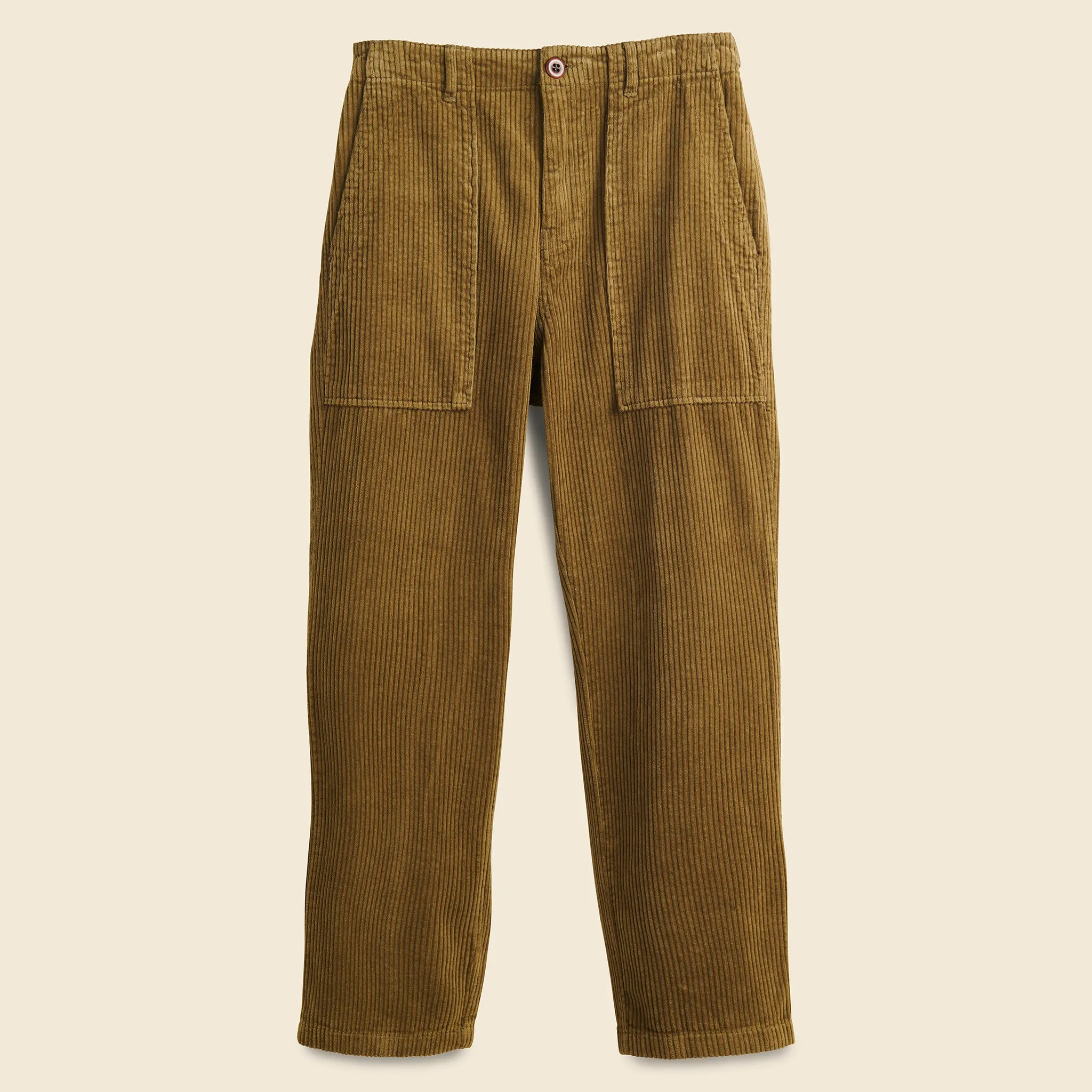 Neil Pant - Deep Olive Corduroy