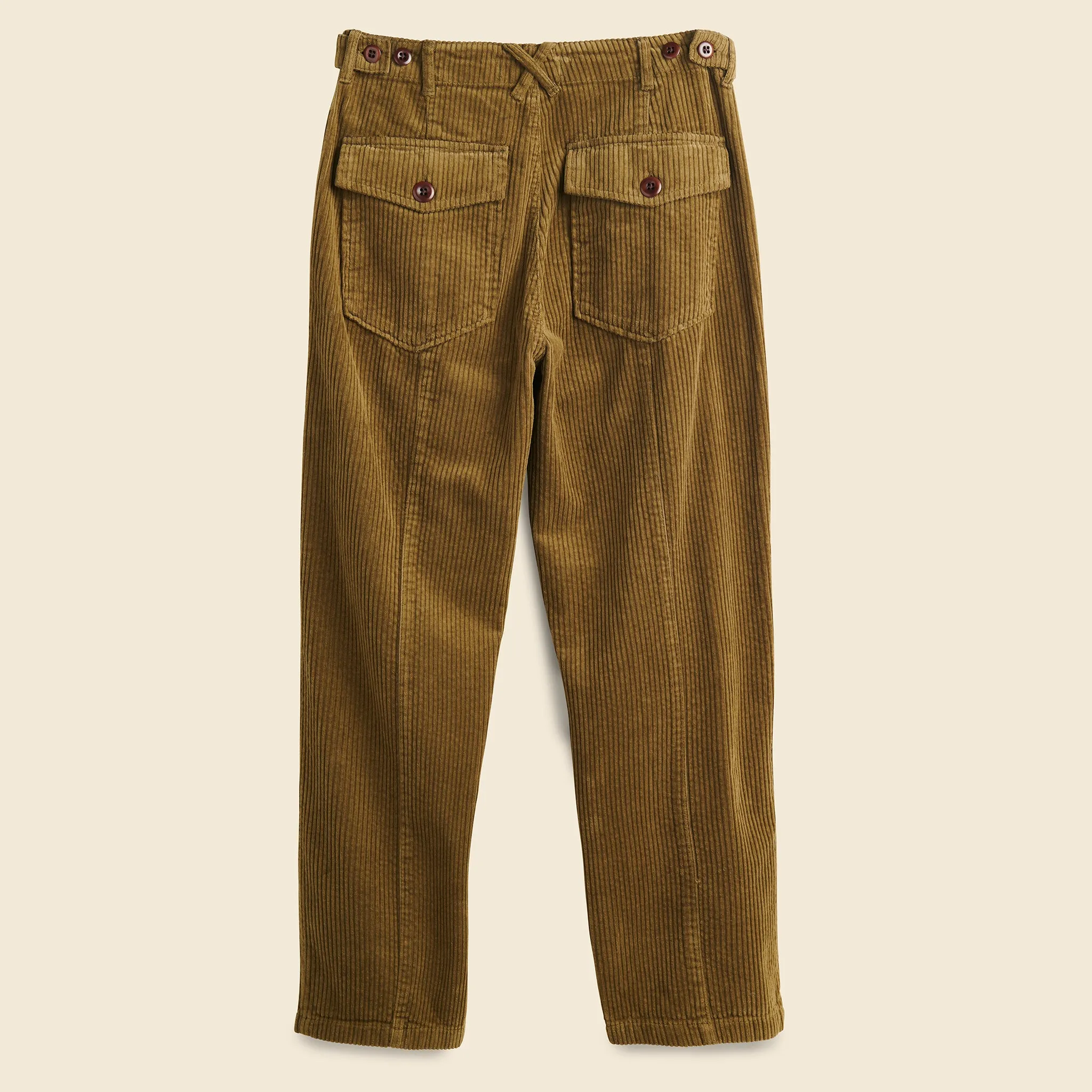 Neil Pant - Deep Olive Corduroy