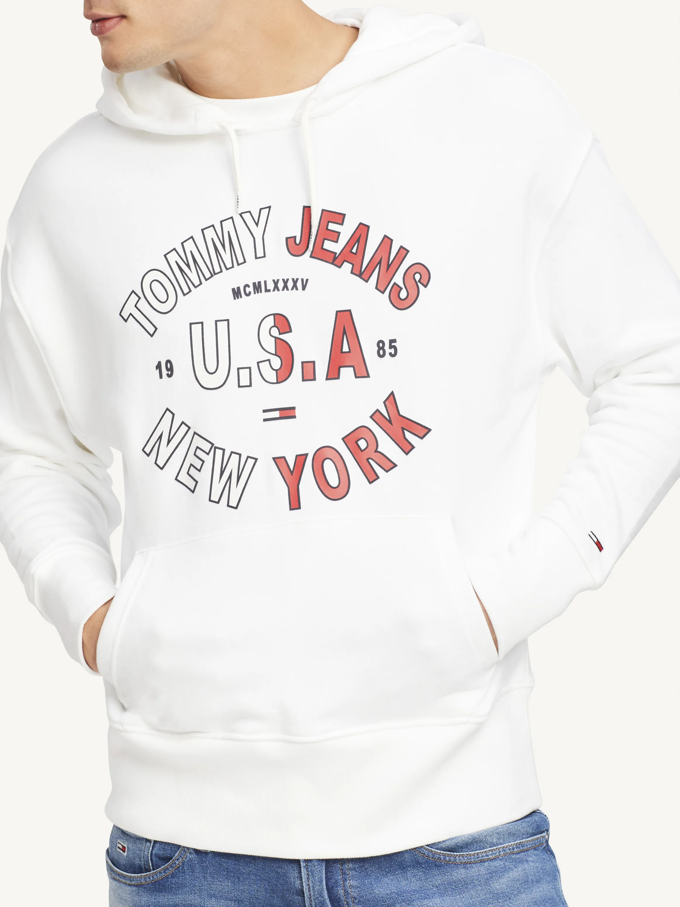 New York Logo Organic Cotton Hoodie | Sweatshirts & Hoodies | Tommy Hilfiger