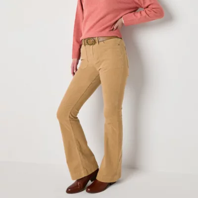 new!a.n.a Womens High Rise Flare Corduroy Pant - Tall