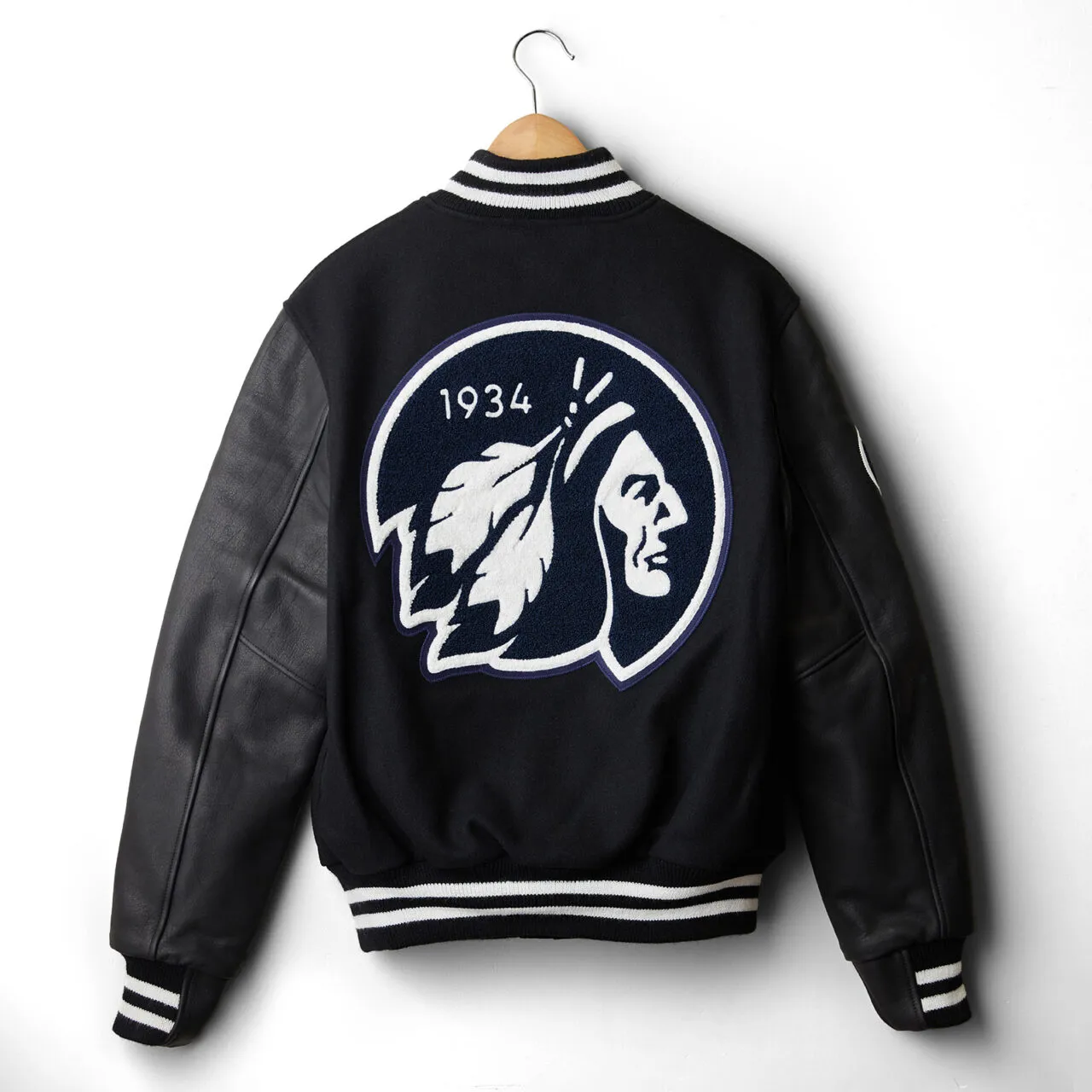 Nokona Varsity Jacket in Black – Personalize Your Patches - Nokona Ballgloves