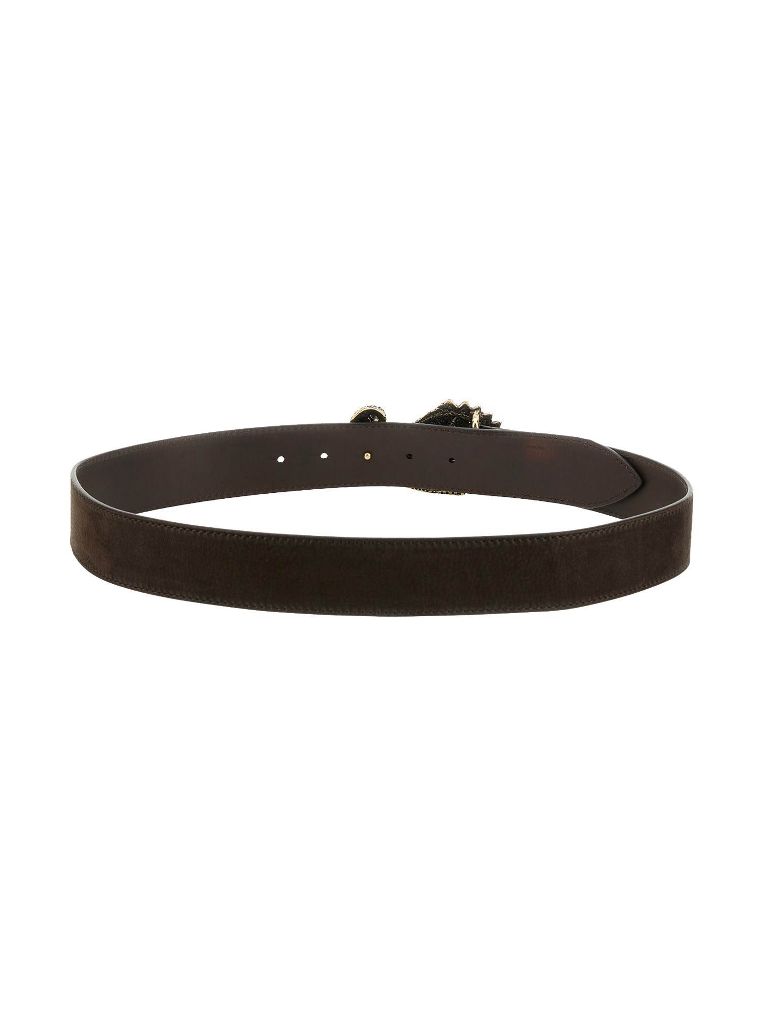 ORCIANI    NUBUCK CABOCHON BUCKLE NABUCCO BELT