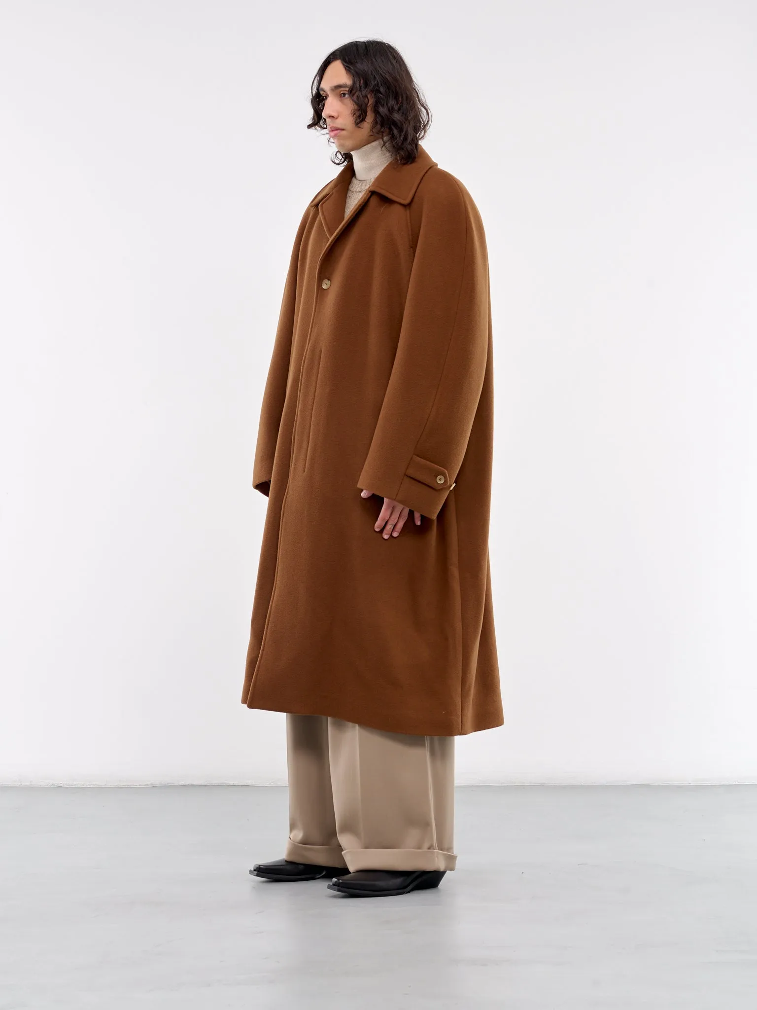 Oversized Coat (HMMZ10010C-HZ700B-DARK-BEIGE)