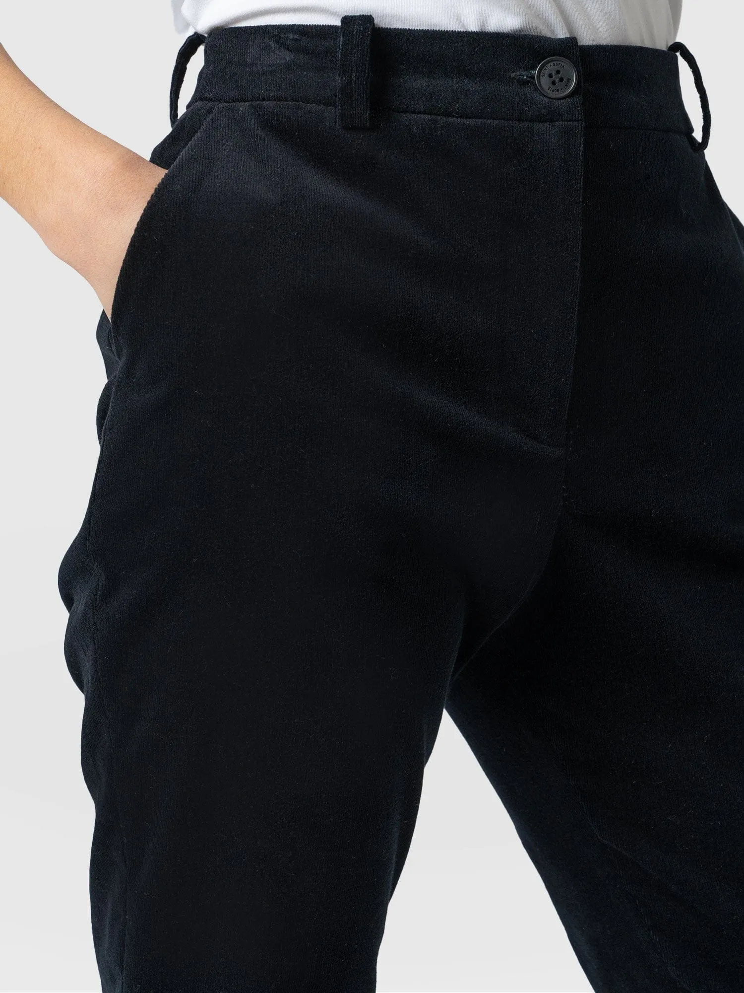 Palmer Pant Corduroy - Blue Black