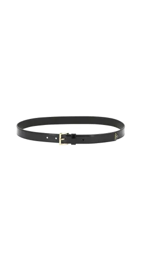 Patent Leather Belt - Black