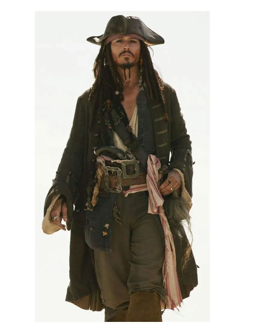 Pirates of The Caribbean 5 Captain Jack Sparrow Coat - UJackets